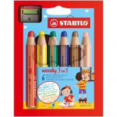 PASTELLONE WOODY SCAT.6 STABILO