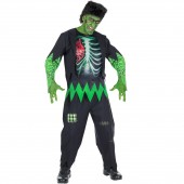 COSTUME MOSTRO DI LABORATORIO CON GIACCA CON CAMICIA, PANTALONI, PARRUCCA WIDMANN
