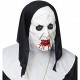 MASCHERA MEZZO VISO SUORA HORROR CON COPRICAPO WIDMANN