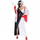 VESTITO DEMONIA CON MANTELLINA WIDMANN