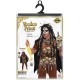 COSTUME SACERDOTE VOODOO CON MAGLIETTA, PANTALONI, FASCIA PER TESTA, MANTELLO WIDMANN