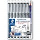 PIGMENT LINER NERO BOX 7 PZ. + PORTAMINE MARS MICRO 775 05 IN OMAGGIO STAEDTLER
