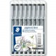 PIGMENT LINER NERO BOX 8 PZ. STAEDTLER