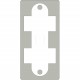 FUSTELLA ALTA IN ACCIAIO PER MACCHINA FUSTELLATRICE 152X305 WILER