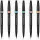 PENNARELLO CON VERA PUNTA PENNELLO COLORATA BRUSH SIGN PEN ARTIST PENTEL