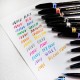 PENNARELLO CON VERA PUNTA PENNELLO COLORATA BRUSH SIGN PEN ARTIST PENTEL