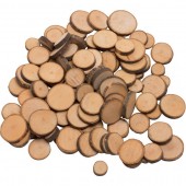 FETTE DI ALBERO DI LEGNO CONF. 100 PEZZI CWR