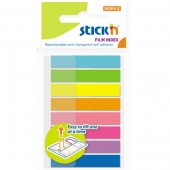 SEGNAPAGINA ADESIVI RIPOSIZIONABILI IN PLASTICA 45x8 EASY LIFT STICK'N HOPAX