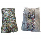CORIANDOLI MAXI IN CARTA MULTICOLORE BUSTA 500 GR.