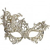 MASCHERA IN PIZZO BAROCCO ANTICO ORO WIDMANN