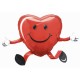 PALLONCINO IN MYLAR CUORE CM.48X66 HAPPY HUGS ANAGRAM