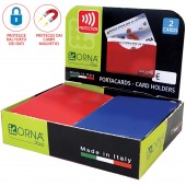 PORTACARD SOFT TOUCH 2 SCOMPARTI SAFECARD ORNA