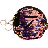 PORTAMONETE CON CLIP MAGIC SEQUIN VELLUTO %26 PAILLETTES FASHION ANGEL