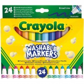 PENNARELLI PUNTA MAXI SUPER LAVABILI SCAT. 24 CRAYOLA