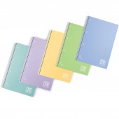 MAXIQUADERNO SPIRALE CONF FORI 80 GR. 80 FF. ONE-COLOR PASTELLO BLASETTI