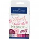 PENNARELLO CALLIGRAFICO PITT ARTIST PEN ROSE CONF. 8 PZ. FABER-CASTELL