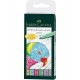 PENNARELLO BRUSH PITT ARTIST PEN PASTEL PUNTA B CONF. 6 PZ. FABER-CASTELL