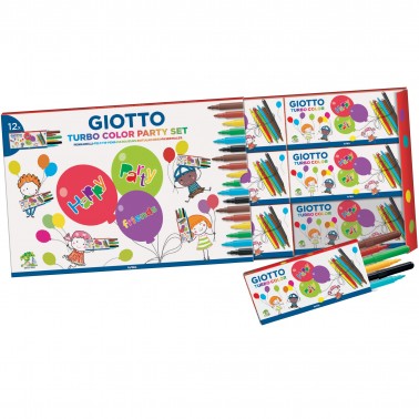PARTY GIFT SET PENNARELLI TURBO COLOR GIOTTO