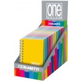 MINI QUADERNO SPIRALE PPL 80 GR. 1 4 MM. ONE-COLOR BLASETTI