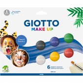 SET 6 OMBRETTI COSMETICI 5 ML. GIOTTO MAKE UP COLORI CLASSICI FILA