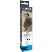 CARBONCINO NATURALE CHARCOAL ASSORTITI ( 2 - 10 MM. ) 10 PZ. LYRA