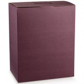 SCATOLA CUBOTTO 6 BOTTIGLIE CM. 34X27X18 SKIN VINACCIA