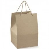 SCATOLA SHOPPER SACCOTTO CON CORDINI CM. 30X22X42 AVANA