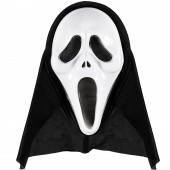 MASCHERA SCREAMING GHOST CON CAPPUCCIO WIDMANN