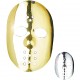 MASCHERA HOCKEY METALLIZZATA ORO E ARGENTO WIDMANN