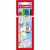 PENNARELLO PEN 68 BRUSH SCATOLA CARTONE STABILO