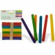 STECCHE IN LEGNO COLORATO BUSTA 50 PZ. WILER