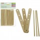 BUSTA 25 STECCHE MM. 150 + 25 TONDINI MM.150 IN LEGNO WILER