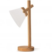LAMPADA LED USB CON STELO IN LEGNO FISSO INTEMPO