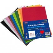 TESSUTO TNT A4 80 GR. CONF. 10 FOGLI COLORI ASSORTITI WILER