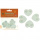 CUORI IN LEGNO BIANCO CREATIVITY 15 PZ. WILER