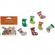 BOTTONE CON FORO PASSANTE IN LEGNO PUPAZZO DI NEVE CREATIVITY 12 PZ. WILER