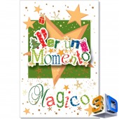 BIGLIETTO AUGURALE NATALE 11,7x17 POP-UP 3D SAEMEC