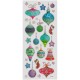ADESIVI CON BRILLANTINI FANTASIE NATALIZIE BUSTA 1 FOGLIO 10X23 WILER