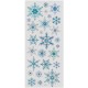 ADESIVI CON BRILLANTINI FANTASIE NATALIZIE BUSTA 1 FOGLIO 10X23 WILER