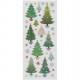 ADESIVI CON BRILLANTINI FANTASIE NATALIZIE BUSTA 1 FOGLIO 10X23 WILER