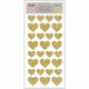 CUORI ADESIVI GLITTERATI BUSTA 1 FOGLIO 10X20 WILER
