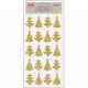 ADESIVI GLITTERATI ARGENTO/ORO FANTASIE NATALIZIE BUSTA 1 FOGLIO 10X20 WILER