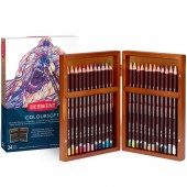 PASTELLI COLOURSOFT CASSETTA LEGNO 24 COLORI DERWENT
