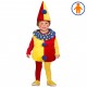 COSTUME PAGLIACCIO CON cappello ( 104 CM / 2-3 ANNI ) WIDMANN