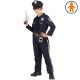 COSTUME POLIZIOTTO CON CAMICIA,CRAVATTA, PANTALONI, CAPPELLO WIDMANN
