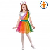 COSTUME UNICORNO CON COPRICAPO (116 CM / 4-5 ANNI) WIDMANN