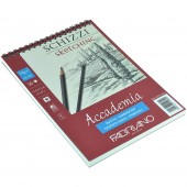 BLOCCO DISEGNO SPIRALE ACCADEMIA 50 FOGLI GRANA NATURALE 120 GR. FABRIANO