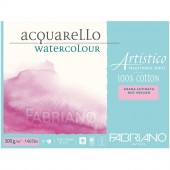 BLOCCO DISEGNO ARTISTICO 25 FOGLI GRANA SATINATA 300 GR. TRADITIONAL WHITE FABRIANO