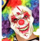 MASCHERA MEZZO VISO KILLER CLOWN WIDMANN