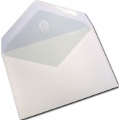 BUSTA BIANCA LEONARDO cm.12x18 gr.70 CON PATELLA A TAGLIO PUNTA BLASETTI